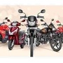 Hero bikes and scooters (Representational Image)