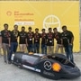 Team Averera from IIT BHU with its hydrogen-powered vehicle prototype