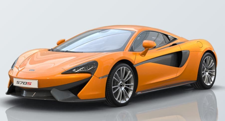 This is how a McLaren 570S in pristine condition looks.