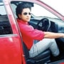 Sachin Tendulkar in his Maruti 800 during his early cricketing days. (File photo)