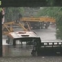 A severely waterlogged underpass in Delhi's Prahladpur on Thursday morning. (Photo: ANI)