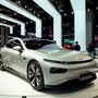 XPeng's electric vehicle (EV) P7 is unveiled during the media day for the Shanghai auto show. (File photo) (REUTERS)