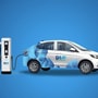 BluSmart provides sustainable urban mobility to customers. (Photo courtesy: Twitter/BluSmartIndia)