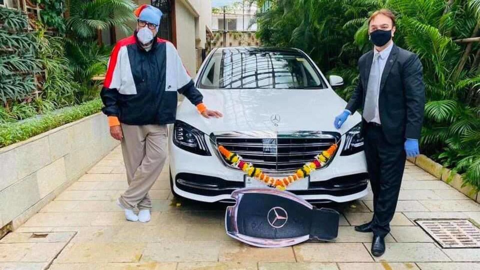 Amitabh Bachchan Takes Delivery Of A New Mercedes Benz S Class