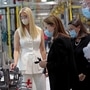 General Motors Co. CEO Mary Barra hosts Ivanka Trump for a tour of a GM training center in Warren, Michigan, US (REUTERS)