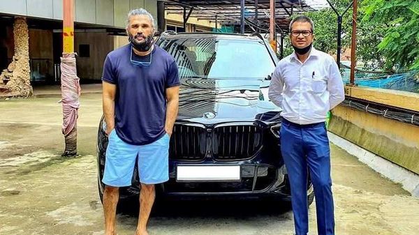 Suniel Shetty is now proud owner of a BMWX5 SUV. Image Credits: bmwindia_official/Instagram. 