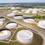 FILE PHOTO: Crude oil storage tanks are seen in an aerial photograph at the Cushing oil hub in Cushing, Oklahoma, US. (REUTERS)