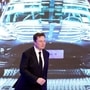 FILE PHOTO: Tesla Inc CEO Elon Musk walks next to a screen showing an image of Tesla Model 3 car during an opening ceremony for Tesla China-made Model Y program in Shanghai, China January 7, 2020. REUTERS/Aly Song/File Photo (REUTERS)