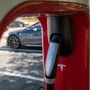 File photo - A Tesla Inc. charging station in San Mateo, California. (Bloomberg)
