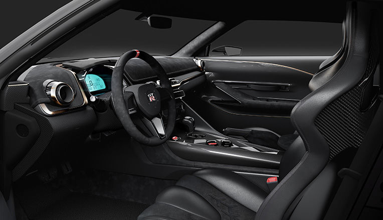 Interior of Nissan GT-R50 by Italdesign Interior of Nissan GT-R50 by Italdesign