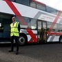 15 double-decker hydrogen buses made by Wrightbus Ltd will arrive in Aberdeen, Scotland, on Wednesday. (Photo courtesy: Twitter/@NIOgov)