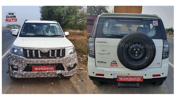 2021 Mahindra TUV300 BS 6 spotted in clear images