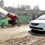 Anti-smog gun deployed in the national capital as part of the measures being taken to control pollution, in New Delhi.