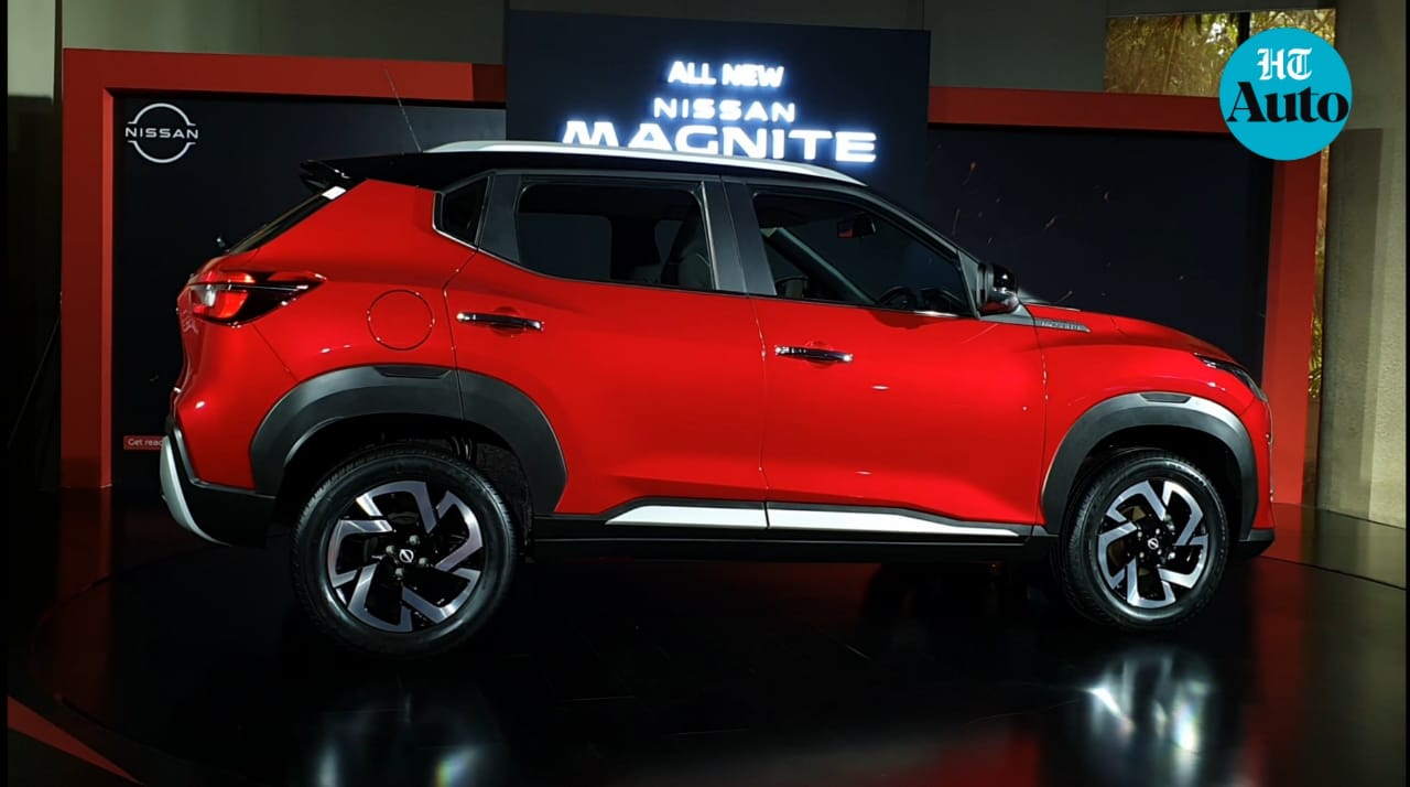 Side profile of Nissan Magnite. (HT Auto/Sabyasachi Dasgupta)