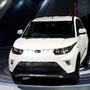 マヒンドラe-KUV100、グレーターノイダで開催されたAuto Expo2020期間中のマヒンドラの屋台。