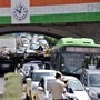 Representational photo of a massive traffic jam in New Delhi.