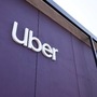 An Uber logo is seen in Los Angeles, California, US (REUTERS)