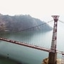 India's longest motorable Dobra Chandhi Jhula bridge is now open for traffic. (ANI)