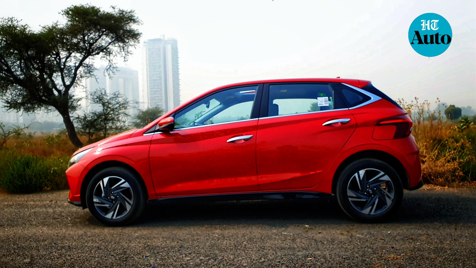 The character lines on the side profile of Hyundai i20 2020 seek to add character to its visual appearance. (HT Photo/Sabyasachi Dasgupta)
