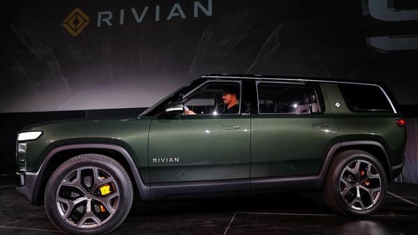 FILE PHOTO: Rivian introduces all-electric R1S SUV at Los Angeles Auto Show in Los Angeles, California. (Reuters)