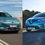 Hyundai Kona (left) and Renault Zoe (right) electric cars emerged as the cleanest EVs during a test conducted by Green NCAP.