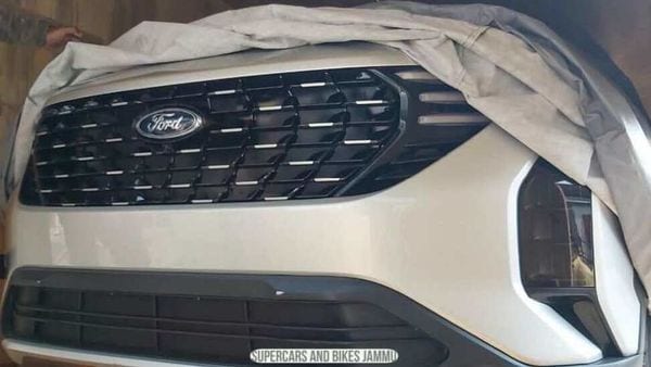 Front main grille of the upcoming Ford SUV resembles the Equator SUV which is a strictly China-only product. Credits: Instagram/Supercarsandbikesjammu