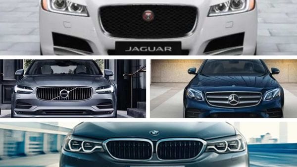 Executive Group Test 5 Series EClass S90  Jag XF tested  Top Gear