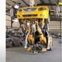 An old car transforming into a robot toy. (Photo courtesy: Screengrab of a video posted by CGTN)