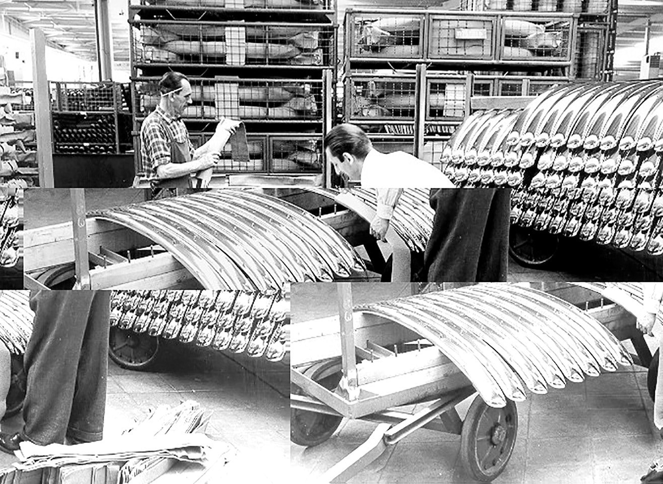 Volkswagen CKD employees in year 1955. Volkswagen CKD employees in year 1955.