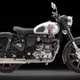 Royal Enfield Classic 350 in Metallo Silver colour option.