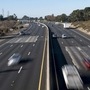 Vehicles moving on a motorway in California, USA. (Bloomberg)