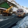 File photo: Two vehicles carrying petroleum pass through the Atal tunnel in Rohtang.
