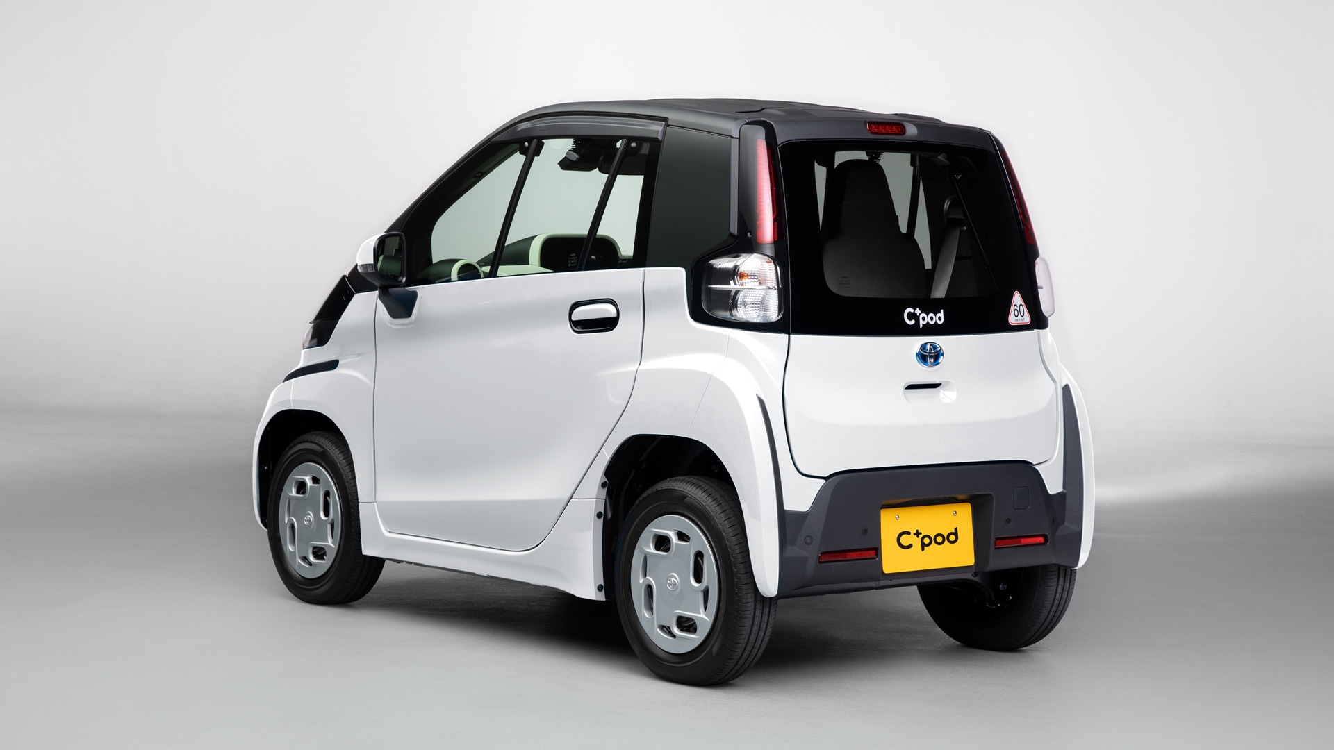 Rear profile of the ultra-compact EV