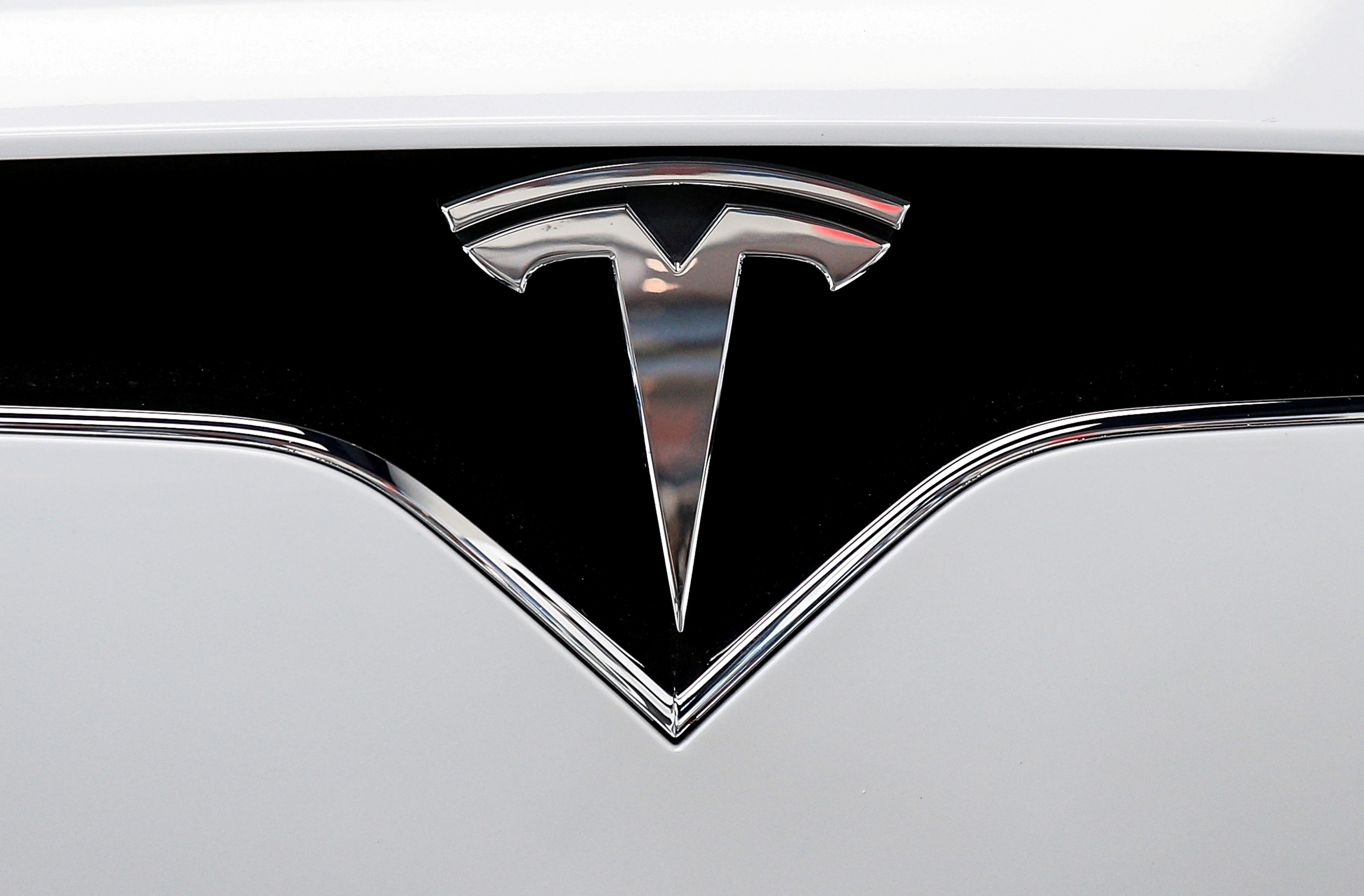 File photo of Tesla logo