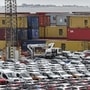 Cars for import and export in the free harbour in Bremerhaven, Germany. (File photo used for representational purpose only)