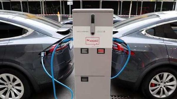 File photo of electric vehicles charging used for representational purpose only. (REUTERS)