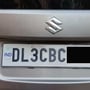 File Image: High Security Registration Plate with Colour Coded Sticker