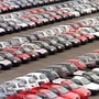 General view of thousands of Ford cars sitting on a lot in the industrial park of Sao Bernardo do Campo in Sao Paulo, Brazil. (File photo) (AFP)