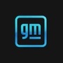 Representational image of GM's new logo with a lower case gm surrounded by rounded corners.