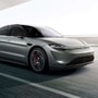 Sony has shared video of its Vision-S car being tested on public roads.