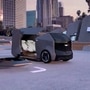 Two futuristic Cadillac concepts, an electric shuttle and an autonomous vertical take-off and landing (VTOL) drone, are seen in a still image from video presented by General Motors (GM) at the 2021 CES show on January 12, 2021. (GM via REUTERS)