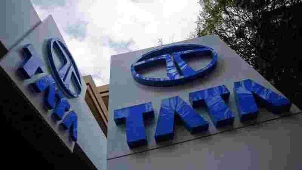 Tata Motors logos are seen at their flagship showroom in Mumbai (REUTERS)