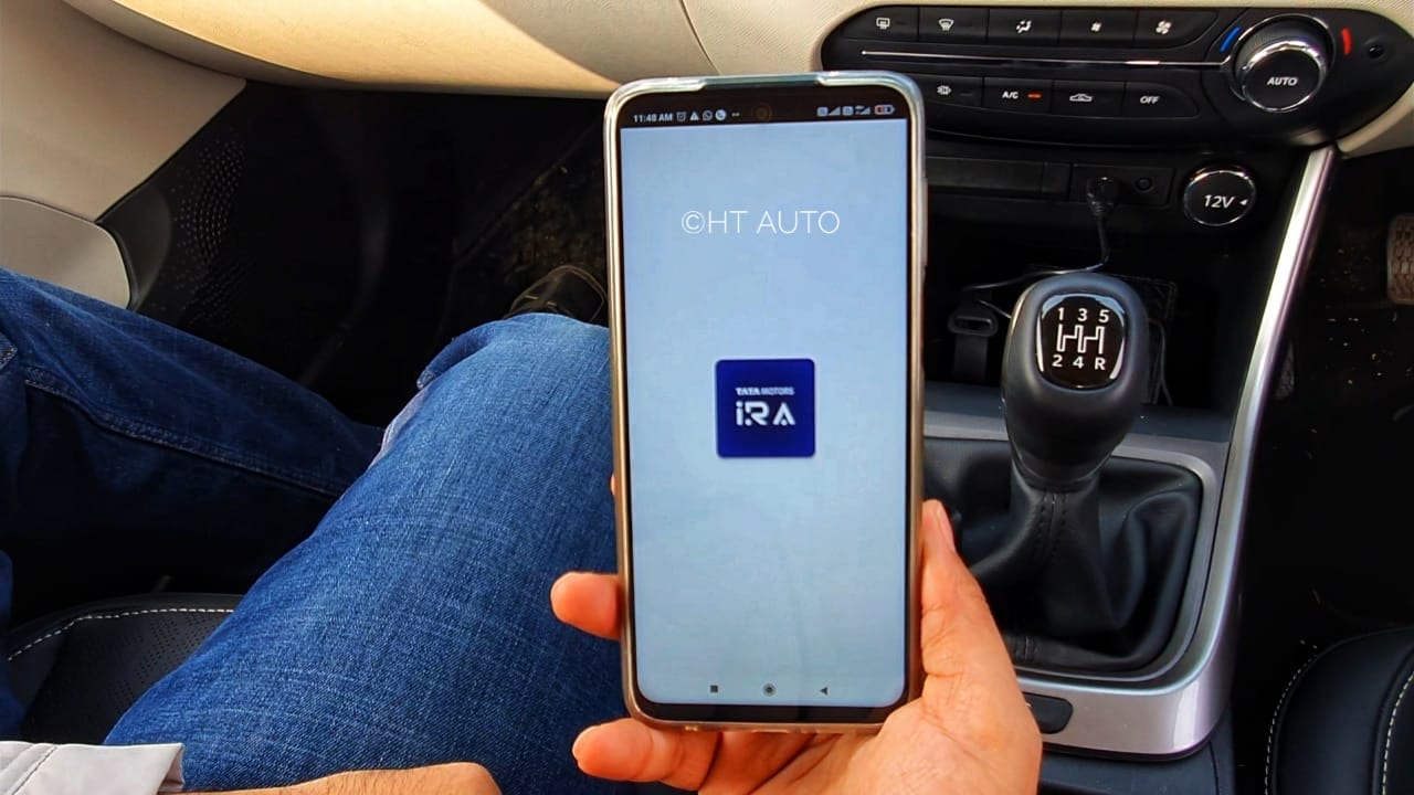 Tata claims that iRA App offers 27 connected car features. (HTAuto/Sabyasachi Dasgupta) Tata claims that iRA App offers 27 connected car features. (HTAuto/Sabyasachi Dasgupta)