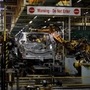 File photo - A car is seen on the production line at Nissan's car plant in Sunderland. (REUTERS)