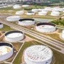 FILE PHOTO: Crude oil storage tanks are seen in an aerial photograph at the Cushing oil hub in Cushing, Oklahoma, US. (Representational photo) (REUTERS)