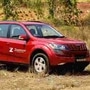 A Mahindra XUV500 branded as Zoomcar. (Photo courtesy: Zoomcar)