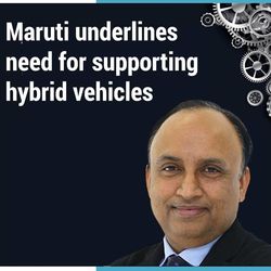 Need more support for hybrid vehicles, says Maruti.