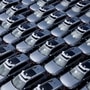 File photo of Volvo cars parked in a space in Detroit, US. (AP)