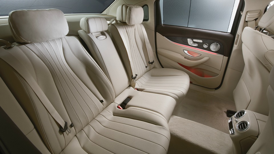 The new E-Class featuring a new seating concept and high-class appeal offers unrivaled comfort, underlining the modern luxury of Mercedes-Benz.