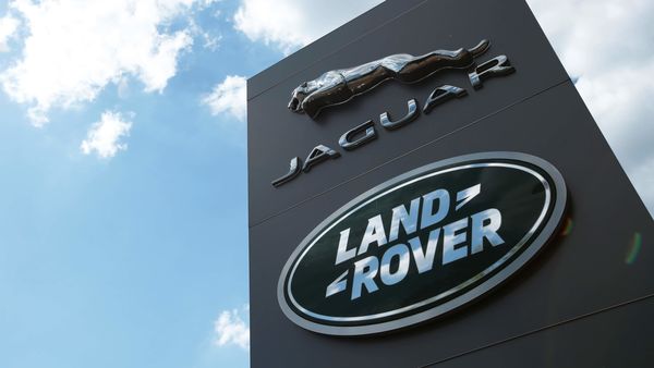 The Jaguar Land Rover logo is seen at a dealership, following the outbreak of the coronavirus disease, Milton Keynes, Britain (REUTERS)